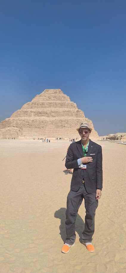 Grandmaster Timothy W. Hogan at Saqqara