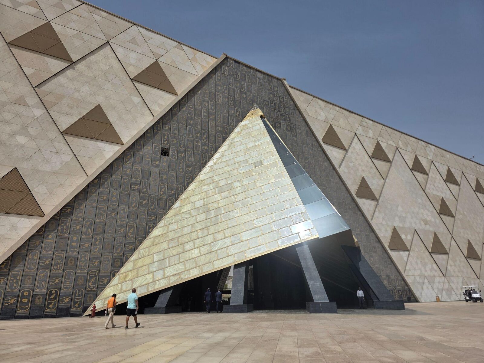 Exterior of the Grand Egyptian Museum in Cairo